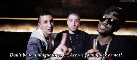 Mike Posner, Big Sean and Clinton Sparks - Ambiguous music video - Gif
