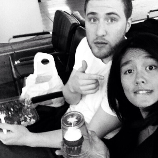 Agnes Monica and Mike Posner at the airport - Los Angeles, CA 2/22/13
Photo by Agnes Monica
