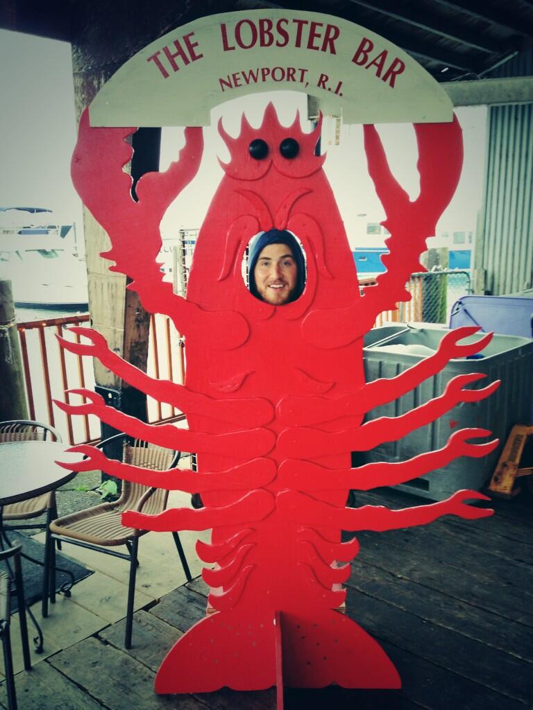 Mike Posner ate at The Lobster Bar - Newport, RI 8/29/13
Photo by Mike Posner
