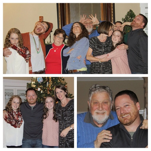 Mike Posner with his parents, sister Emily, and family members on Christmas Day in Michigan 12/25/13
Instagram @dfsmith2
