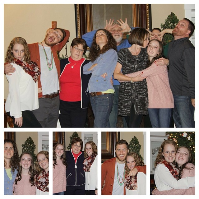Mike Posner with his parents, sister Emily, and family members on Christmas Day in Michigan 12/25/13
Instagram @shelby_smith98
