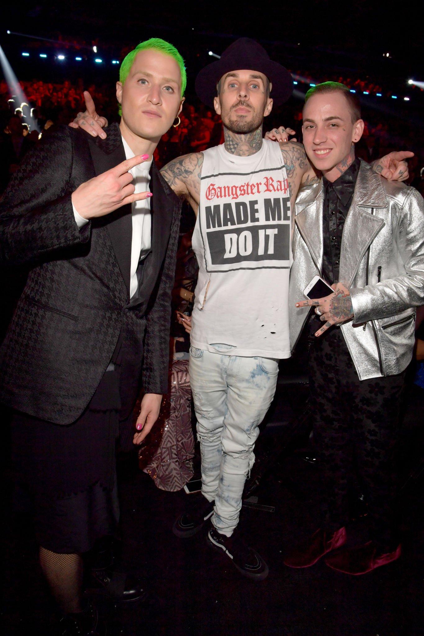 Mike Posner, Travis Barker, and Blackbear
