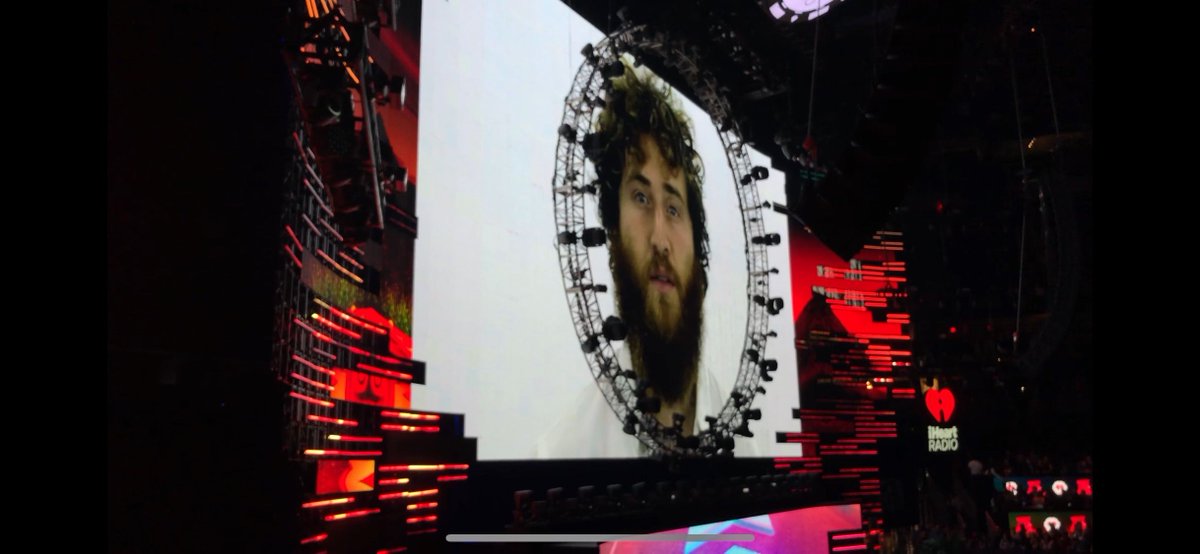 Mike Posner at iHeartRadio Music Festival on September 21, 2018
