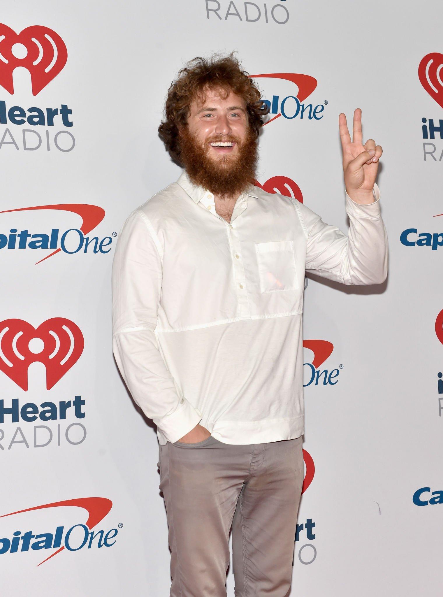 Mike Posner at iHeartRadio Music Festival on September 21, 2018
