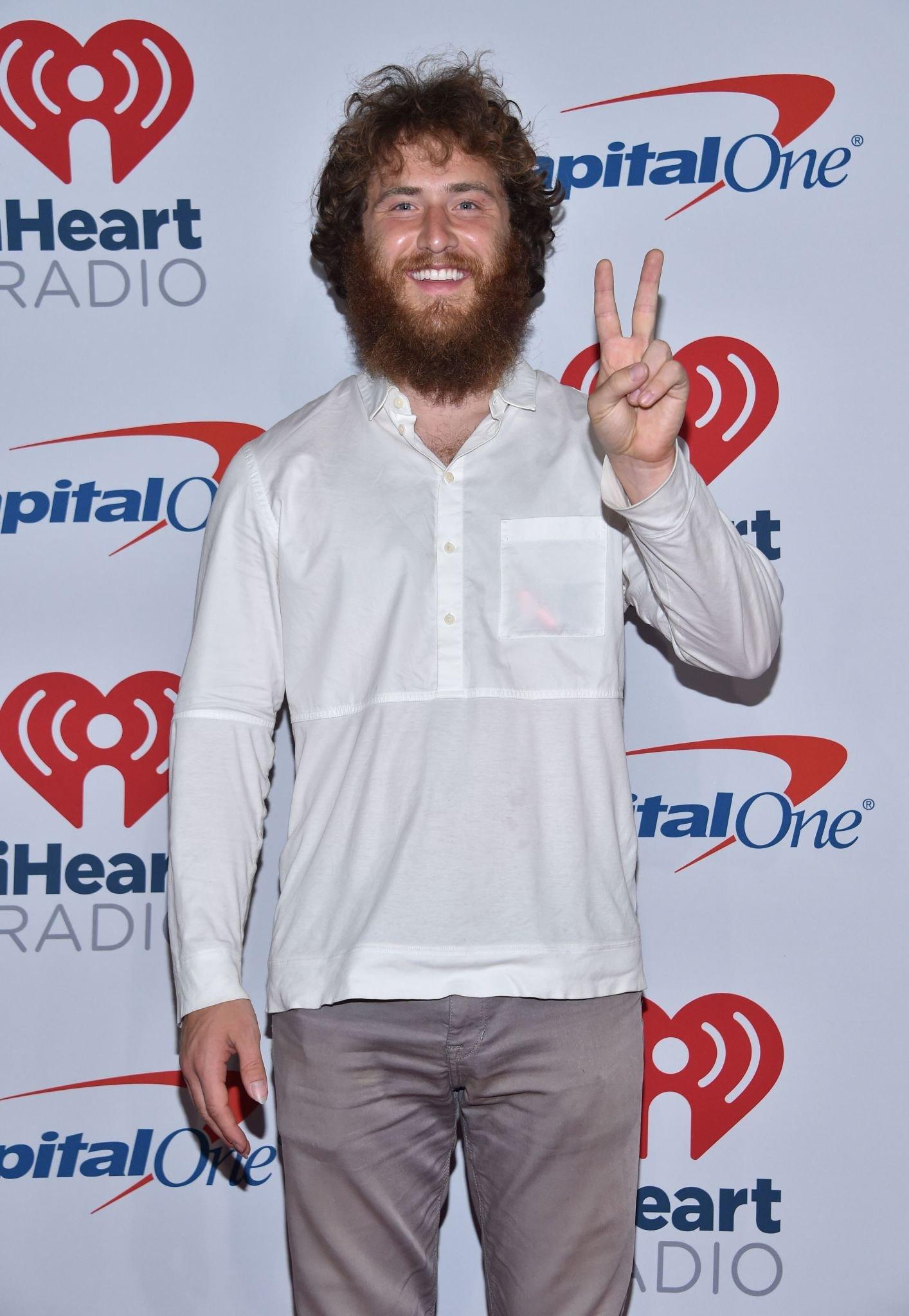 Mike Posner at iHeartRadio Music Festival on September 21, 2018
