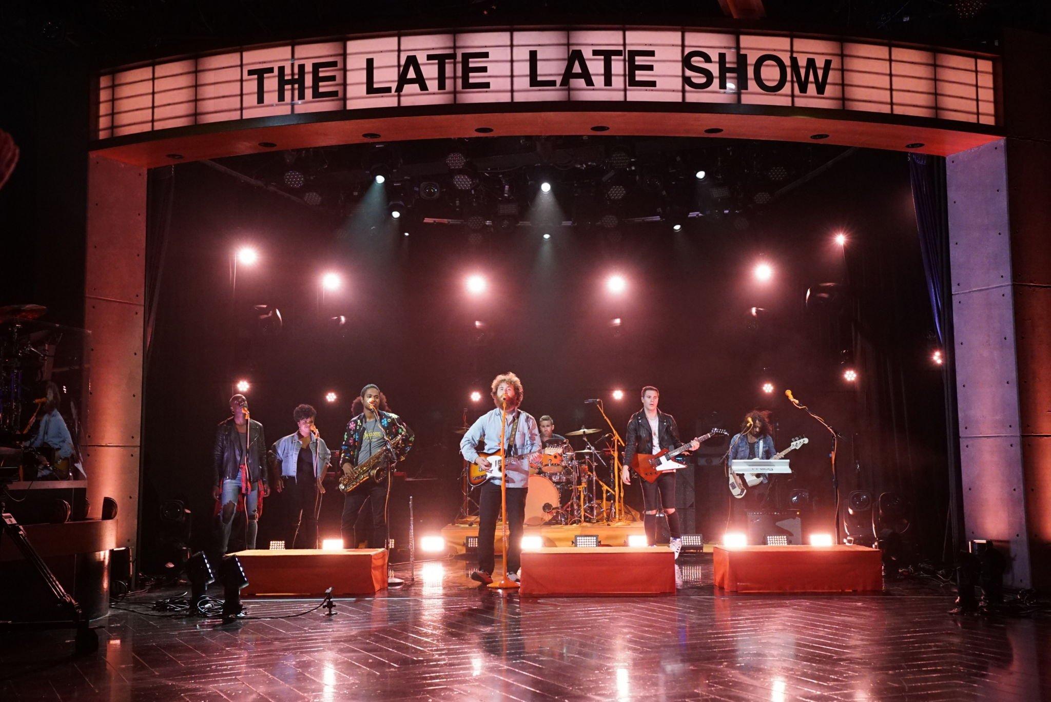 Mike Posner & The Legendary Mike Posner Band performed "Song About You" on The Late Late Show with James Corden on October 22, 2018.
