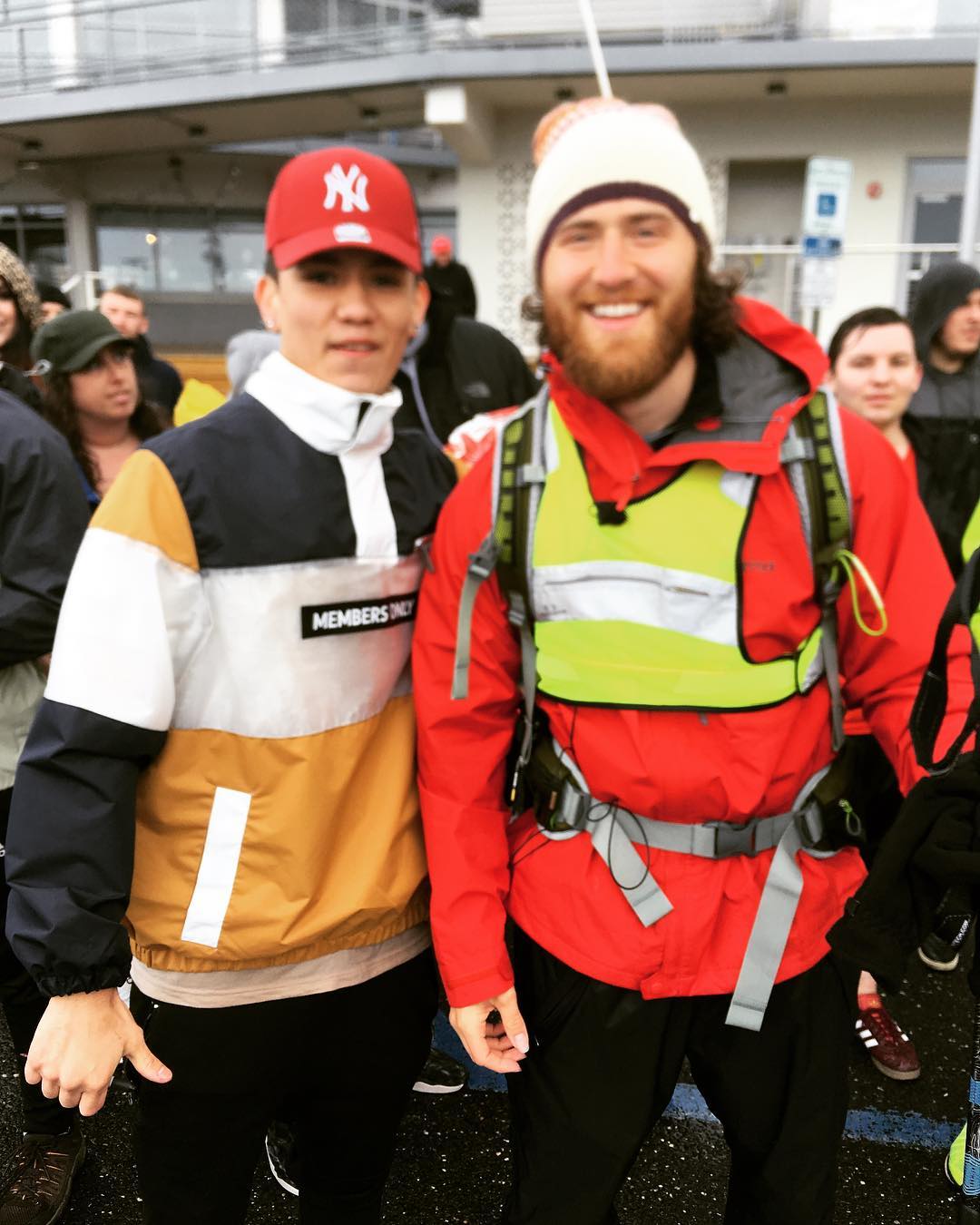 Mike Posner in Asbury Park, NJ on April 15, 2019
Photo credit: instagram.com/ebeofficiall
