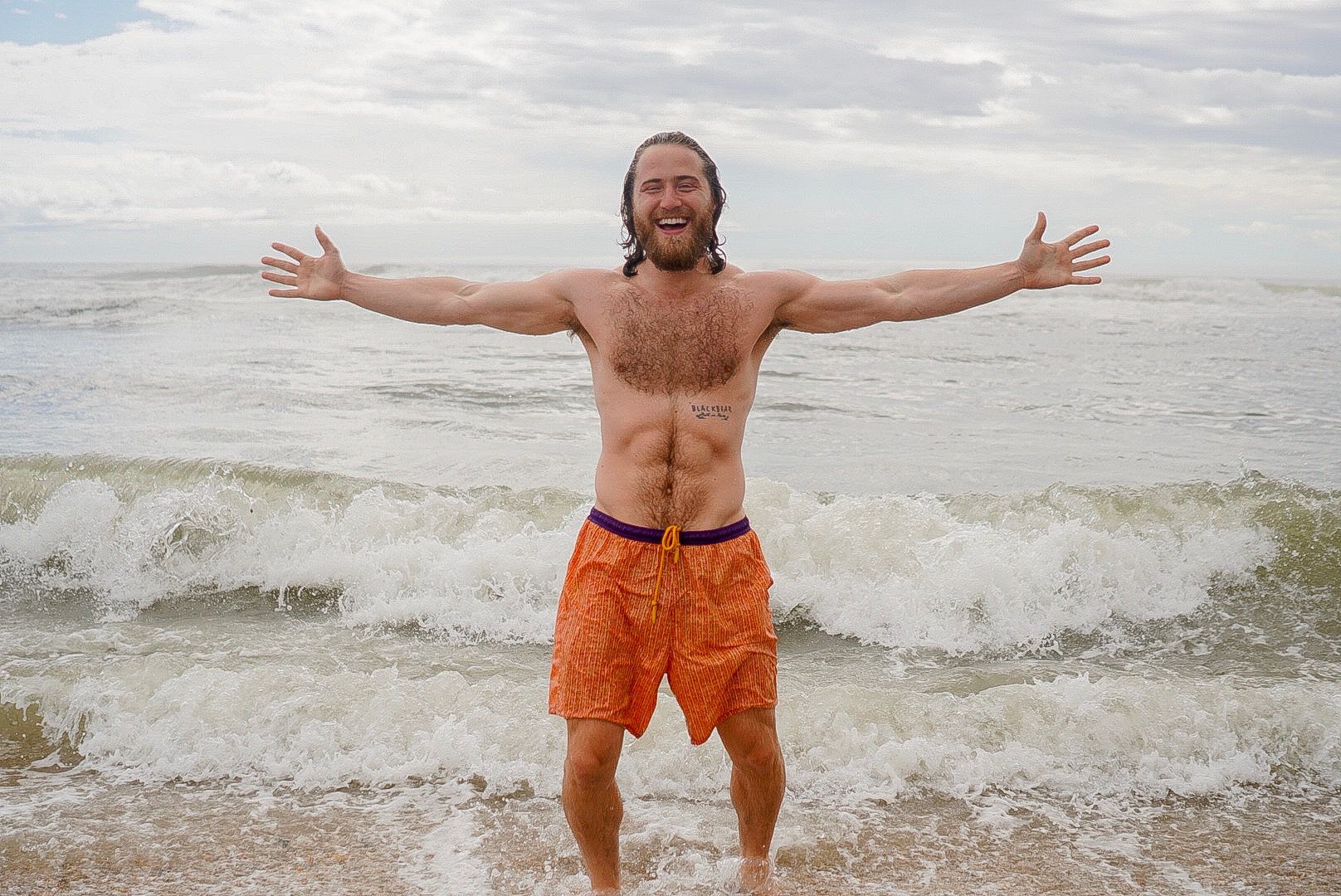 Mike Posner in Asbury Park, NJ on April 15, 2019
