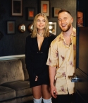 Mike Posner and Salem Ilese performed Howling At The Moon on The Late Late Show with James Corden