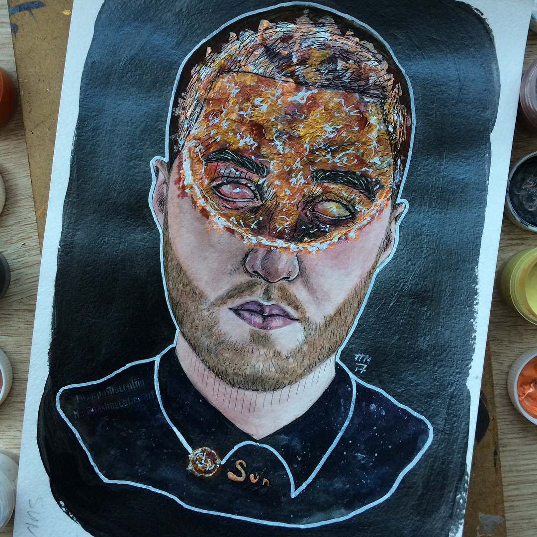 Mike Posner 2017
Painting by Maria P. 
instagram.com/pashagontier_art
