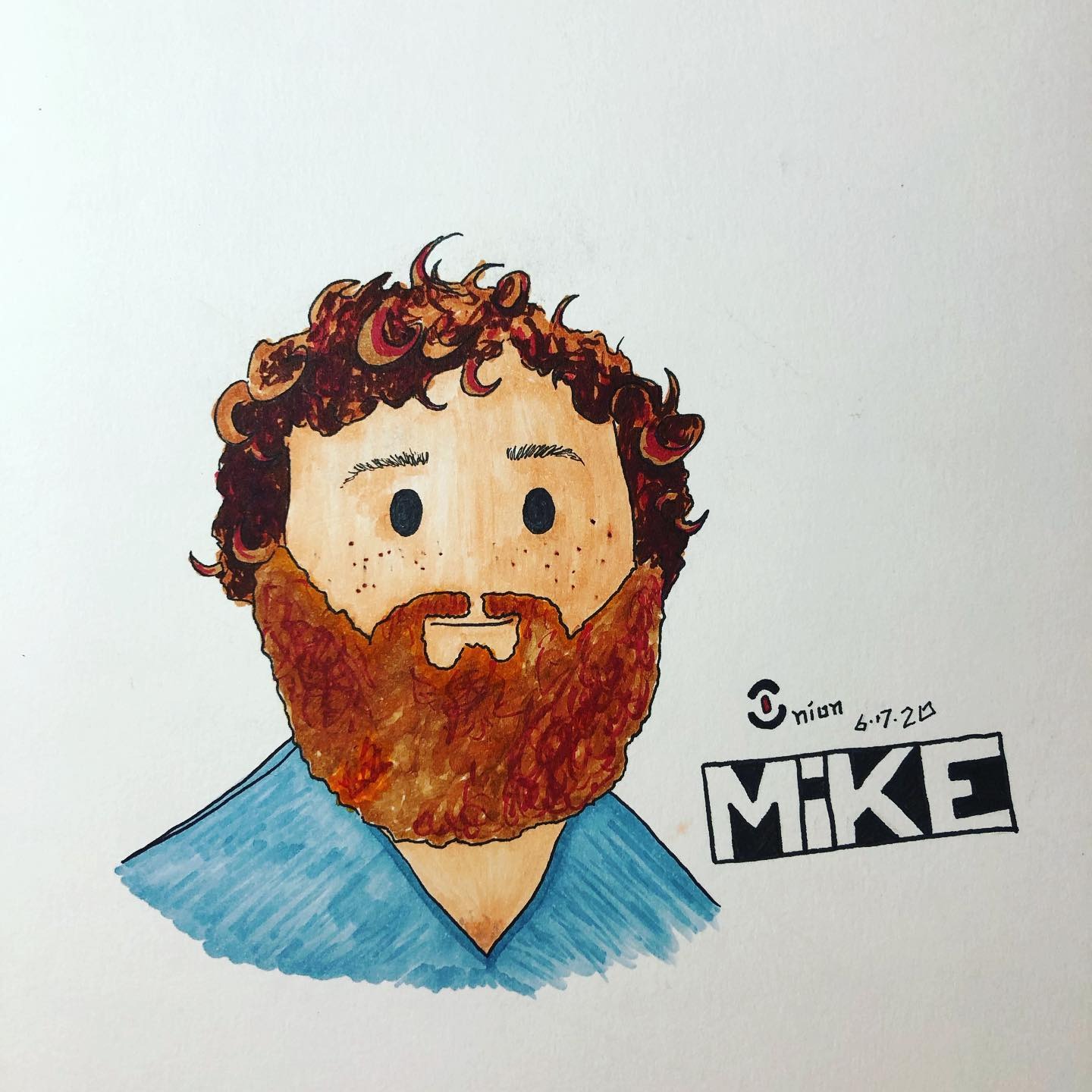 Drawing by Luis Lopez 
instagram.com/tangled.union
