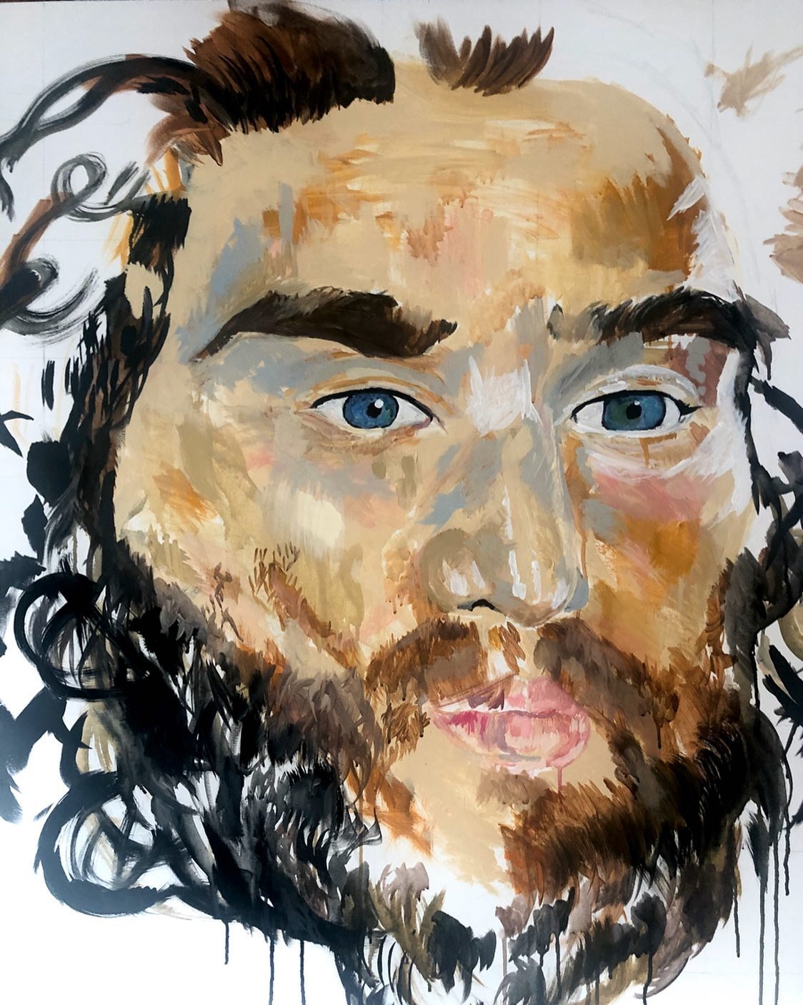 Mike Posner painting
Artwork by instagram.com/artby_gv
