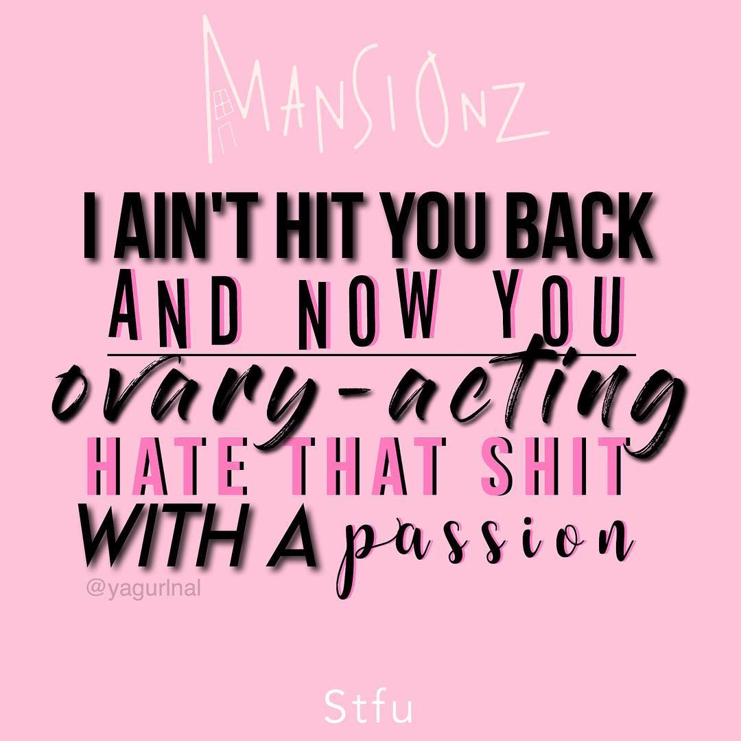 Mansionz (feat. Spark Master Tape) - STFU lyrics
Mansionz (feat. Spark Master Tape) - STFU lyrics