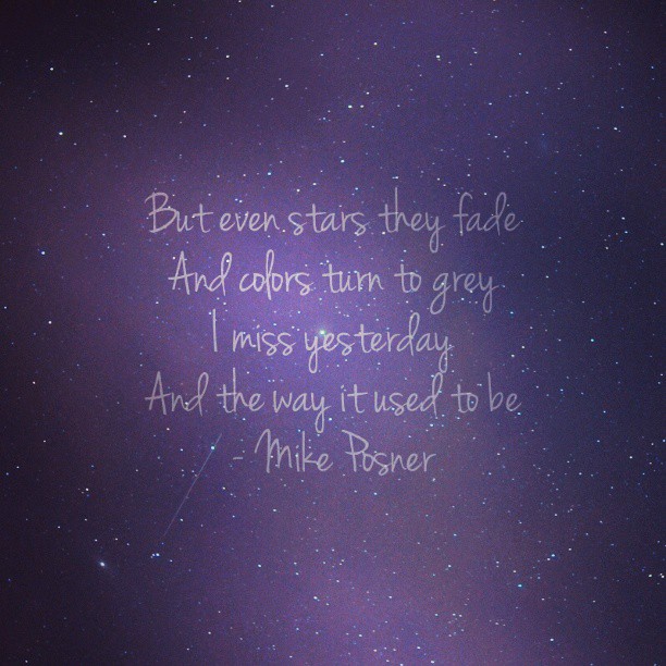 Mike Posner - The Way It Used To Be lyrics
instagram.com/jacjyn
Mike Posner - The Way It Used To Be lyrics
instagram.com/jacjyn