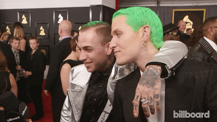 Mansionz attended the 59th Annual Grammy Awards in February 2017
