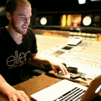 Mike Posner in the studio (2011)
