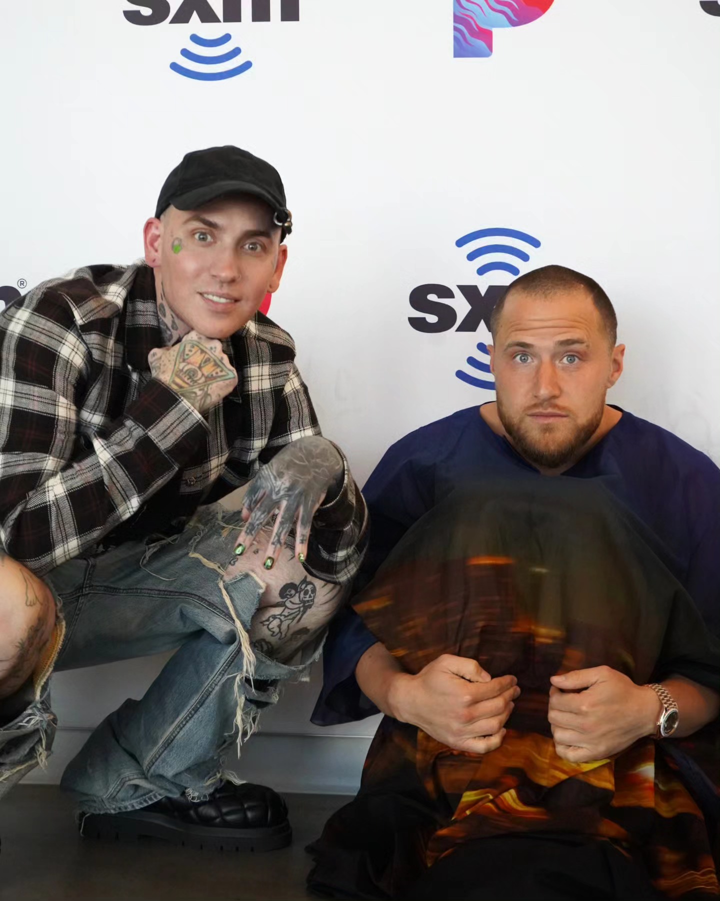Mike Posner & blackbear at SiriusXM Hist 1 to talk about their new album Mansionz 2.
