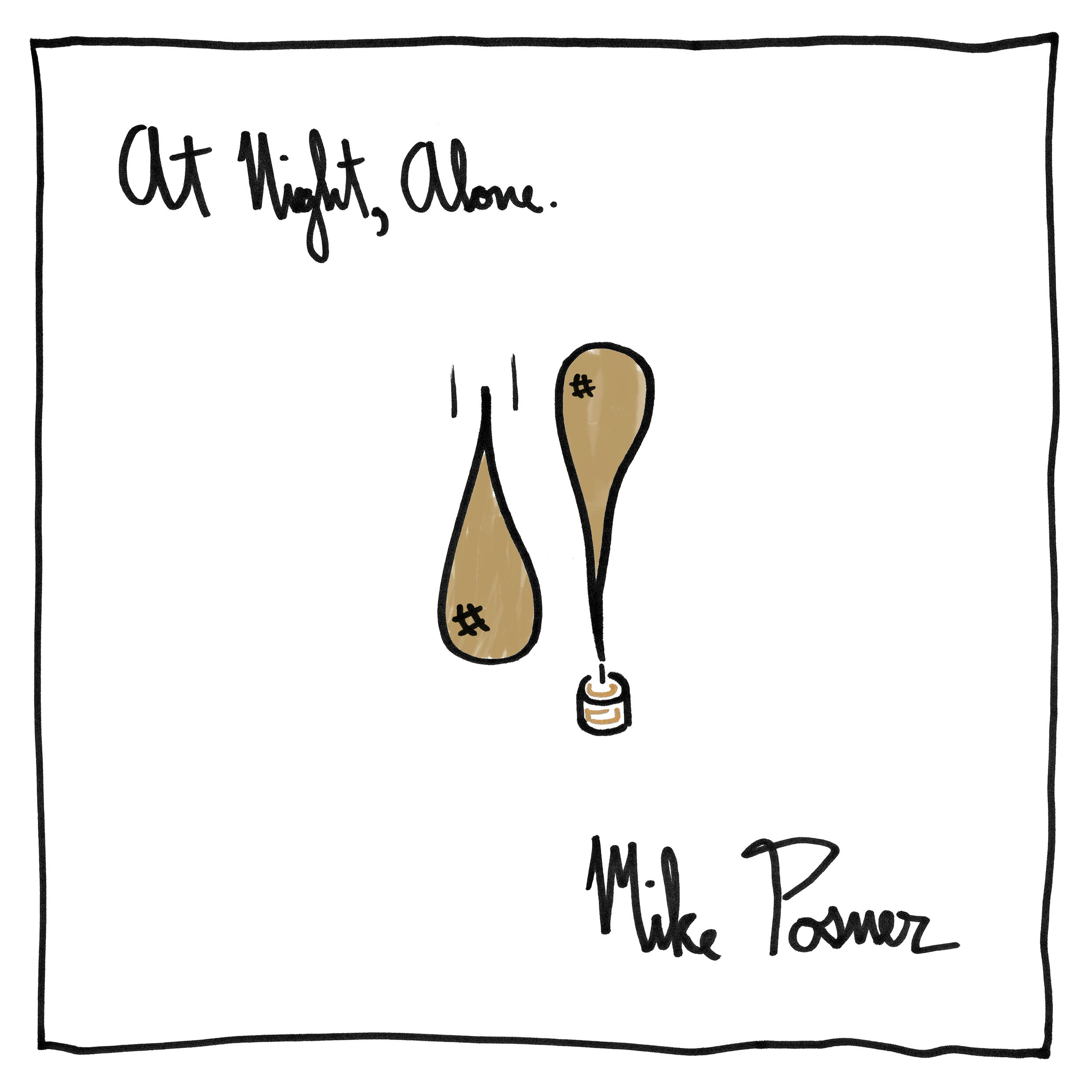 Mike Posner - At Night, Alone. (HQ cover artwork) 
