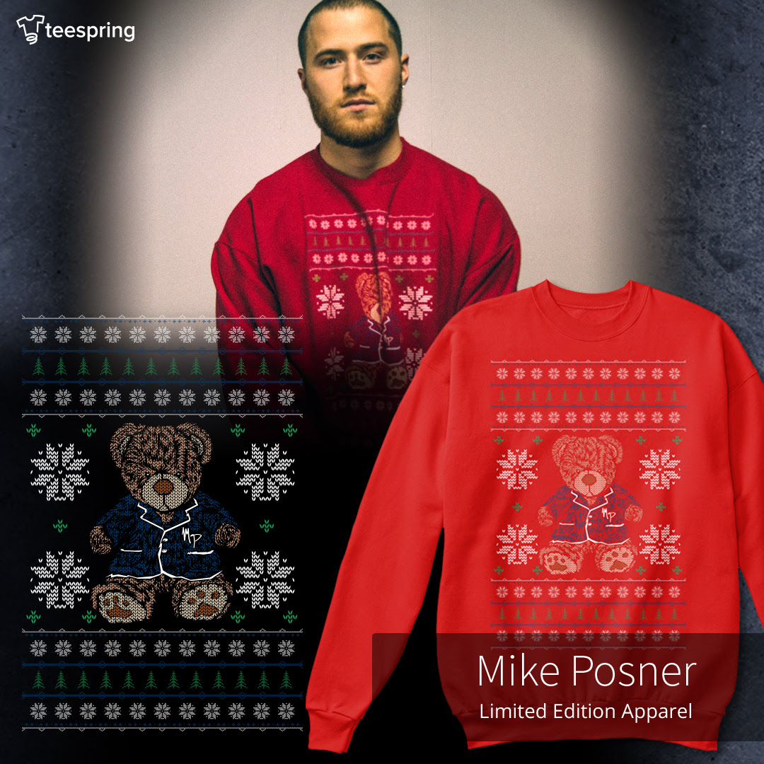 Mike Posner Exclusive Limited Edition Holiday Sweatshirt 2016
