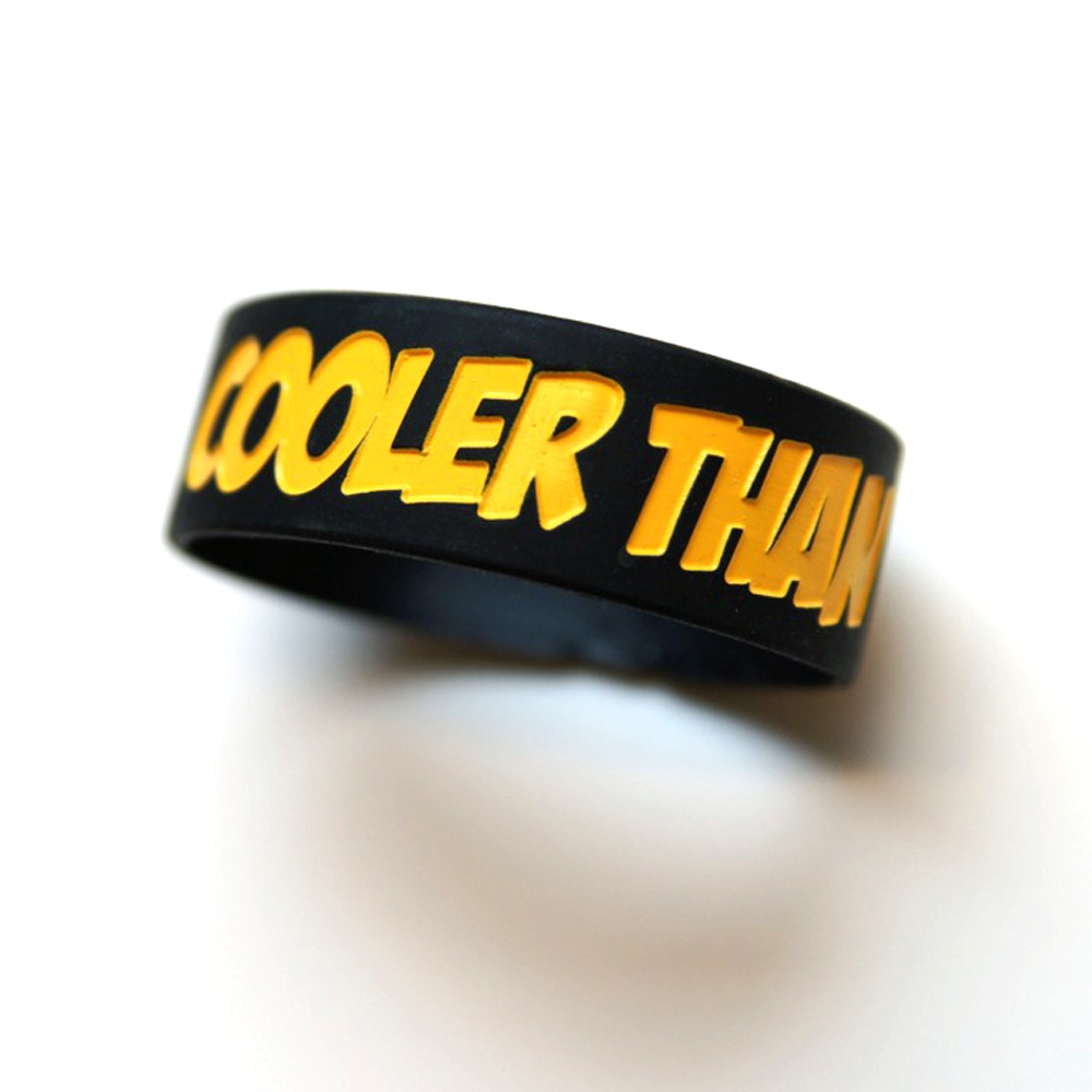 Cooler Than You Bracelet (Black and Gold)
