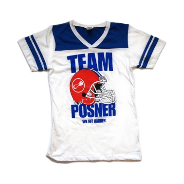 Team Posner White Ladies Fit T-shirt
