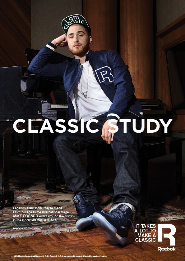 Mike Posner for Reebok Classics: It Takes A Lot To Make A Classic
