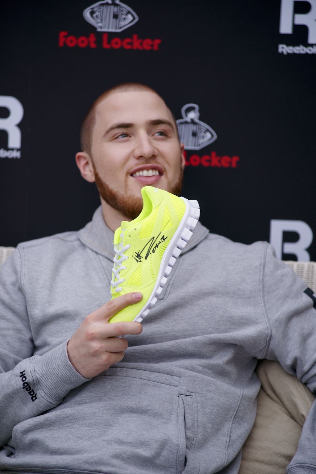 Mike Posner for Reebok Classic RealFlex Foot Locker Exclusive Launch - London, UK 5/8/12 
