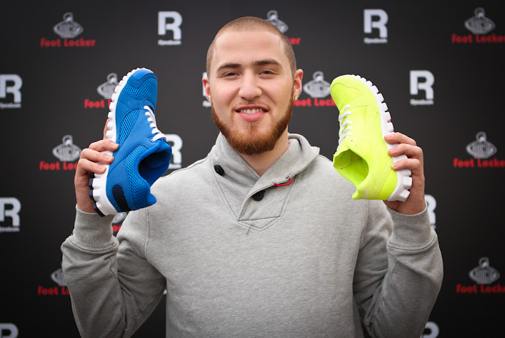 Mike Posner for Reebok Classic RealFlex Foot Locker Exclusive Launch - London, UK 5/8/12 
