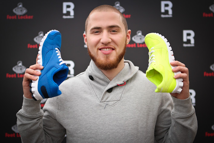 Mike Posner for Reebok Classic RealFlex Foot Locker Exclusive Launch - London, UK 5/8/12 
