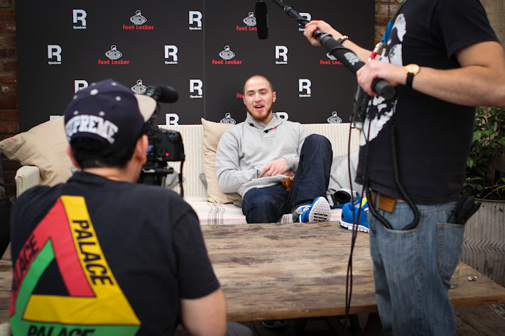 Mike Posner for Reebok Classic RealFlex Foot Locker Exclusive Launch - London, UK 5/8/12 
