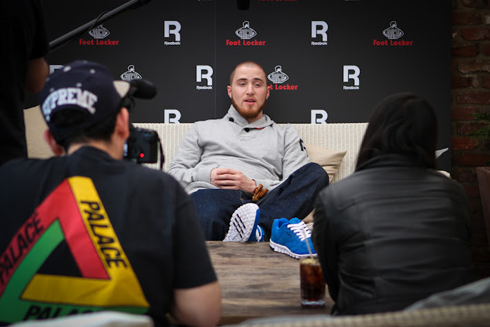 Mike Posner for Reebok Classic RealFlex Foot Locker Exclusive Launch - London, UK 5/8/12 
