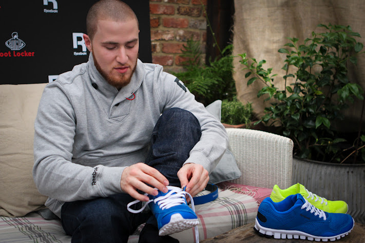 Mike Posner for Reebok Classic RealFlex Foot Locker Exclusive Launch - London, UK 5/8/12 
