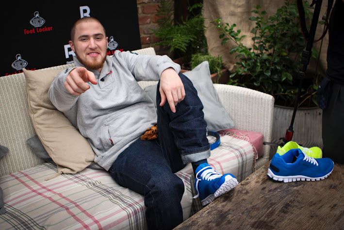 Mike Posner for Reebok Classic RealFlex Foot Locker Exclusive Launch - London, UK 5/8/12 
