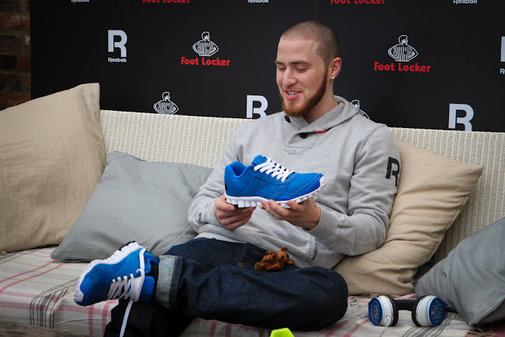 Mike Posner for Reebok Classic RealFlex Foot Locker Exclusive Launch - London, UK 5/8/12 
