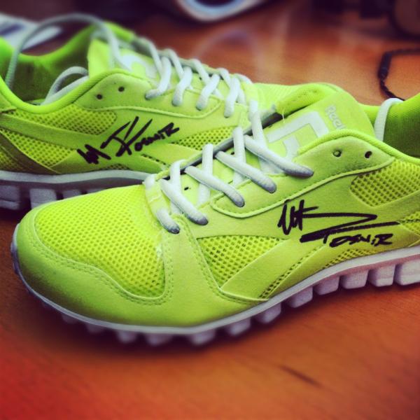 Reeboks Autographed by Mike Posner
