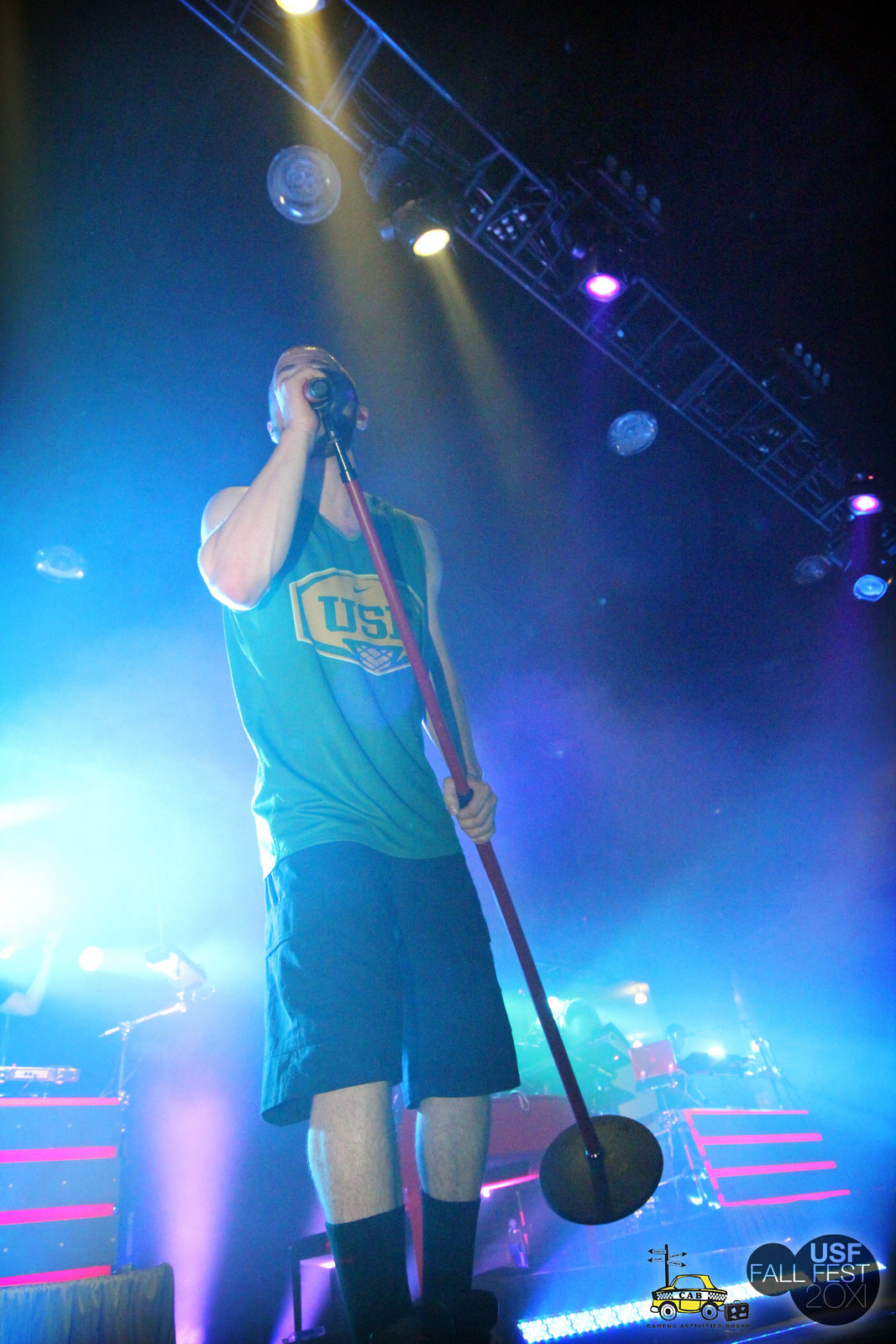 Mike Posner performing at the University of San Francisco's 2011 Fall Fest Concert October 1, 2011
Photo by Evelyn Obamos
