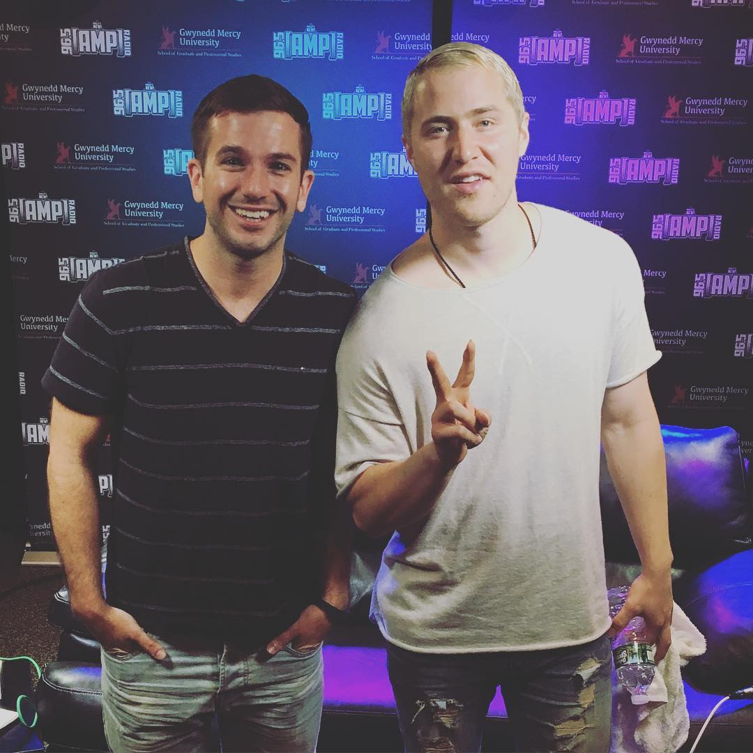 96.5 AMP Radio's Bennett and Mike Posner
