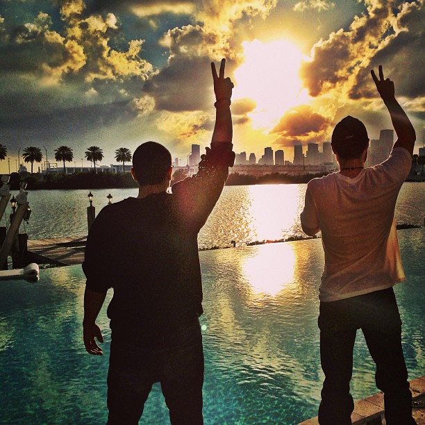 Alfredo Flores and Mike Posner - Miami, FL 1/27/13
Photo by Alfredo Flores
