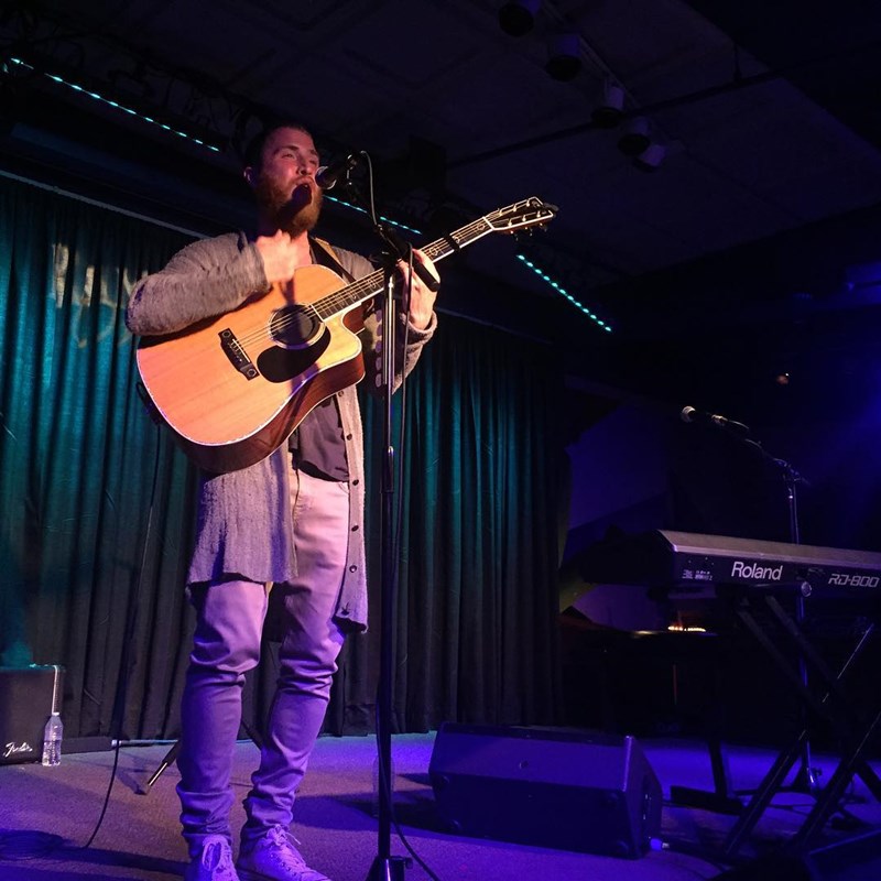 Mike Posner performing at Rams Head On Stage in Annapolis, IN July 25, 2015
