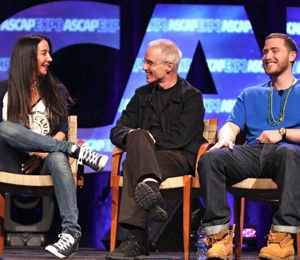 Antonina Armato, Michael Brook, and Mike Posner panelists for the "We Create Music" at the ASCAP "I Create Music" EXPO 2013
Photo by ASCAP
ascap.com
