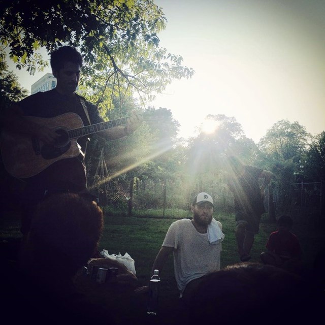 Mike Posner and Adam Friedman at Fenway Victory Gardens in Boston, MA July 31, 2015
instagram.com/katinkcan
