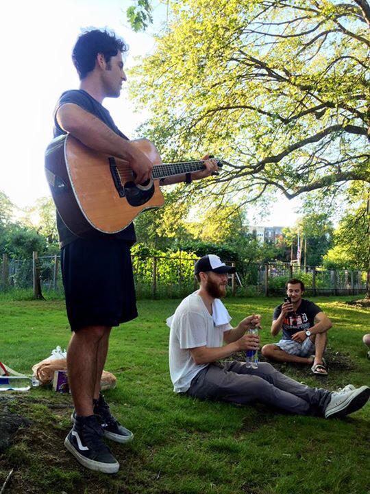 Mike Posner and Adam Friedman at Fenway Victory Gardens in Boston, MA July 31, 2015
twitter.com/JRMooney
