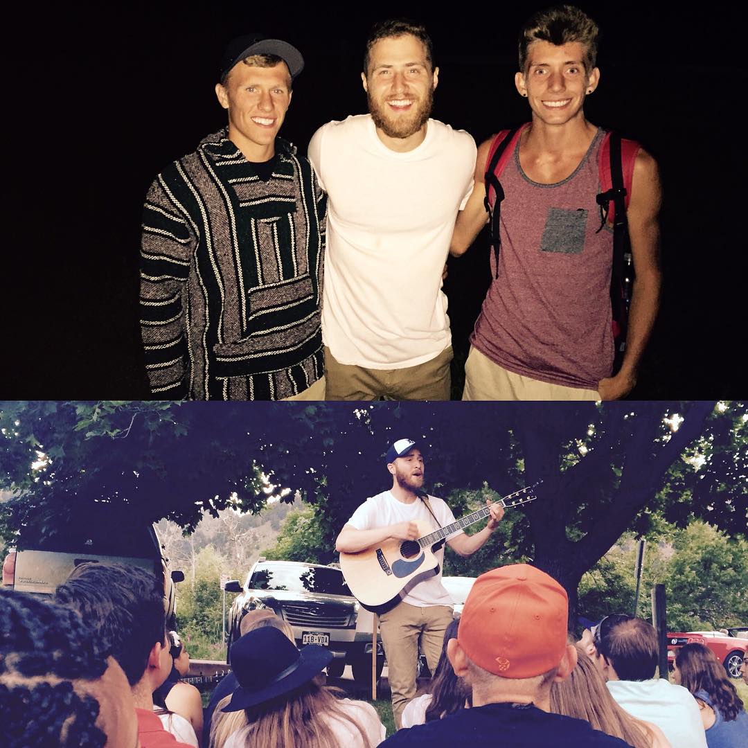 Mike Posner performing at the Chautauqua Park in Boulder, CO July 1, 2015
instagram.com/5_second_clyde
