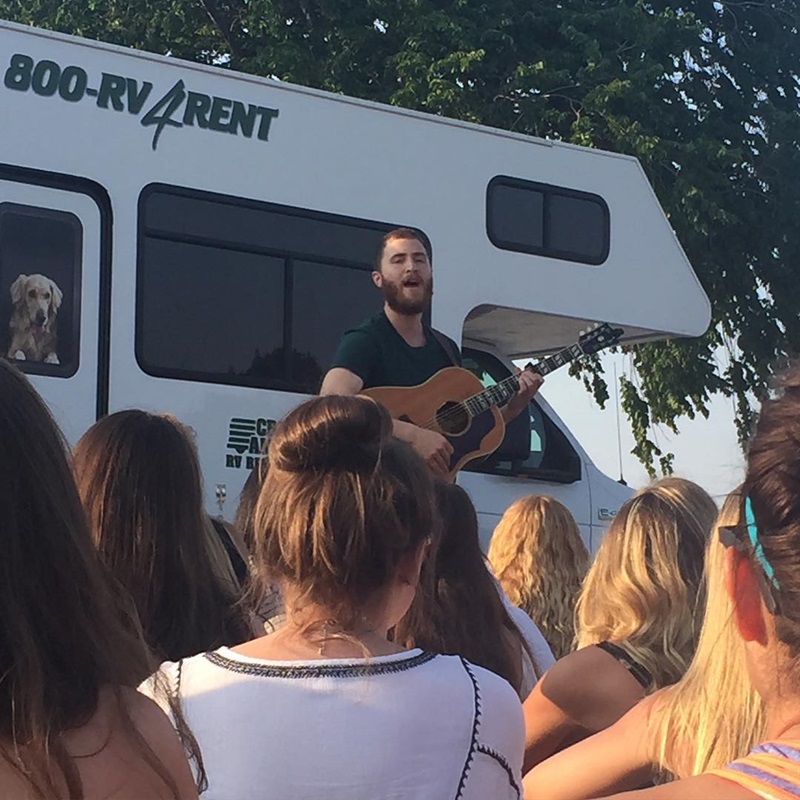 Mike Posner performing at Edgewater Park in Cleveland, OH July 6, 2015
instagram.com/livenationcle
