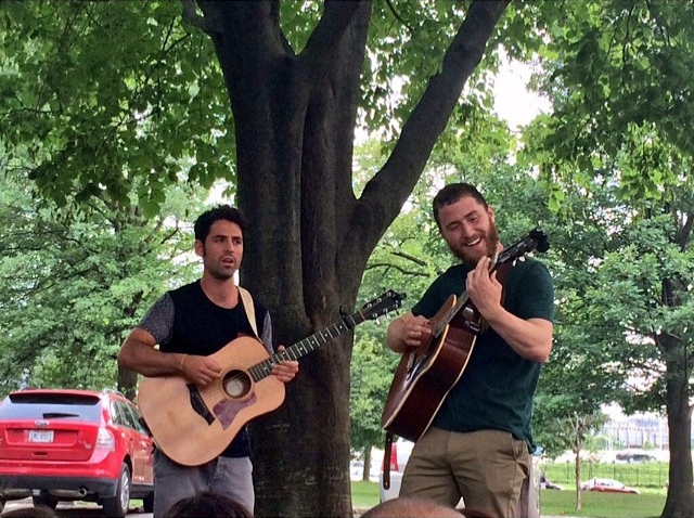 Mike Posner and Adam Friedman performing at Goodale Park in Columbus, OH July 5, 2015
instagram.com/heykellieanne
