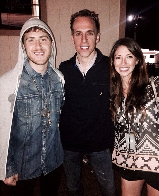 Mike Posner meeting his fans at Jake Owen's Days of Gold Tour in Greeley, CO 6/27/14
Instagram @lb_casey
