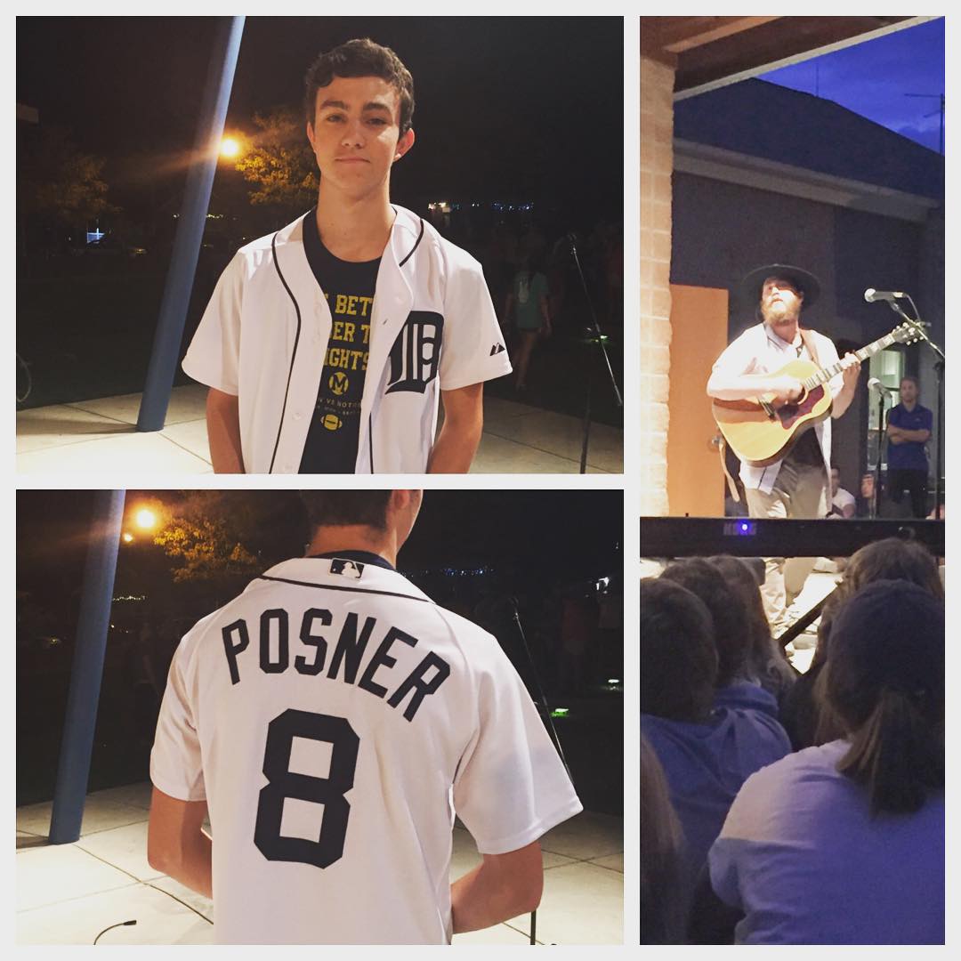 Fan with Mike Posner's jersey at ArtStreet Amphitheatre in Dayton, OH September 28, 2015
instagram.com/bobbyberry5
