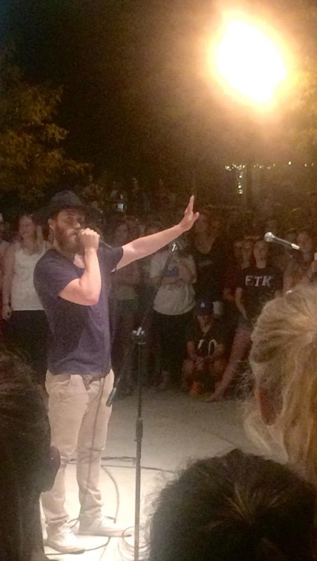 Mike Posner performing at ArtStreet Amphitheatre in Dayton, OH September 28, 2015
twitter.com/csmith723
