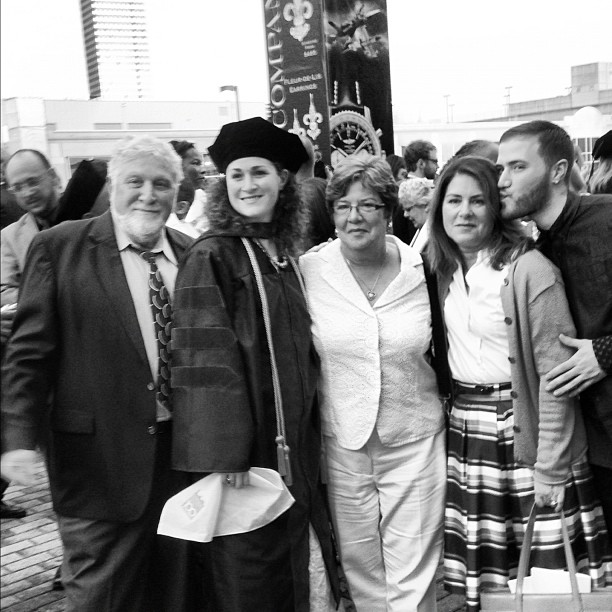 Dad, Emily Posner, ???, Mom, and Mike Posner - Loyola University New Orleans College of Law 5/11/13
Emily Posner's Law School Graduation Day!
