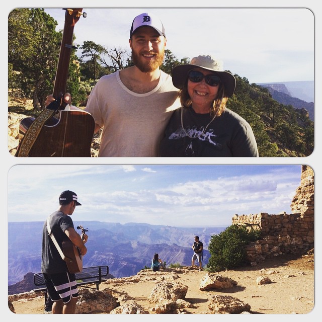 Mike Posner and Adam Friedman at the Grand Canyon in Grand Canyon Village, AZ June 28, 2015
instagram.com/chelspcolvin
